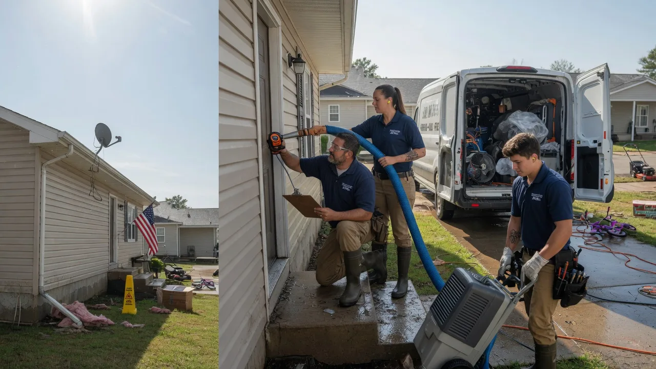 Ceiling Water Damage Restoration in Vossburg, MS near me